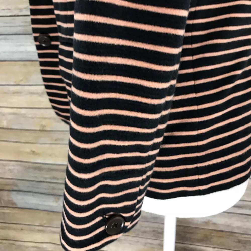 J. Crew Maritime Striped Casual Cotton Blazer - Picture 6 of 8